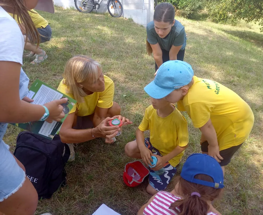 Wanderung zur Streuobstwiese im Juli