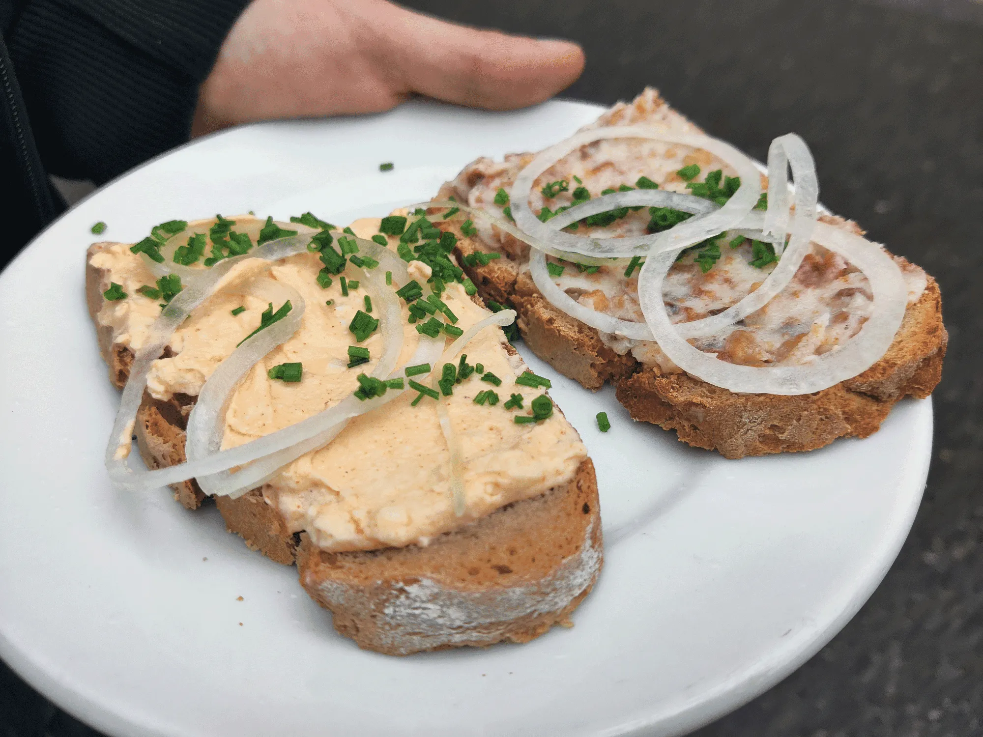 Obazda und Griebenschalz - lecker!
