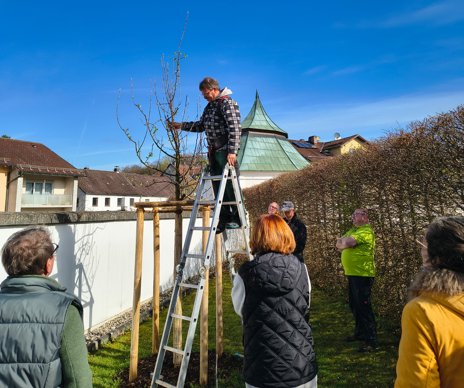 Baumschneidekurs im Mettener Prälatengarten