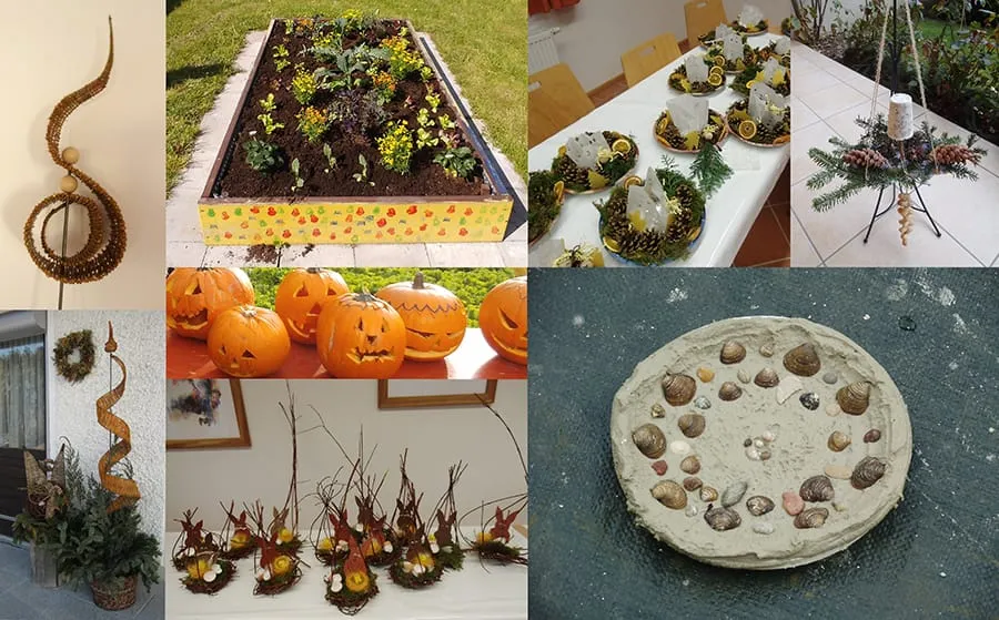 Herbstcollage